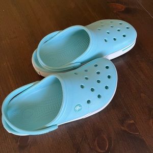 Blue crocs